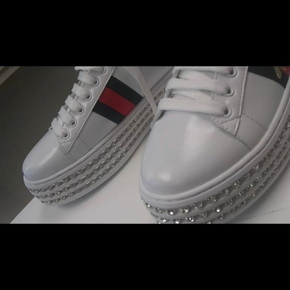 Gucci ace sneakers with crystals - Picture 5 of 5